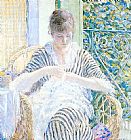 Frederick Carl Frieseke Canvas Paintings - On the Balcony
